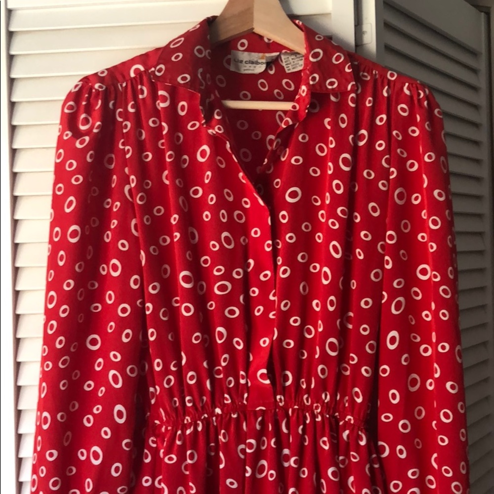 Vintage Red polka dot dress